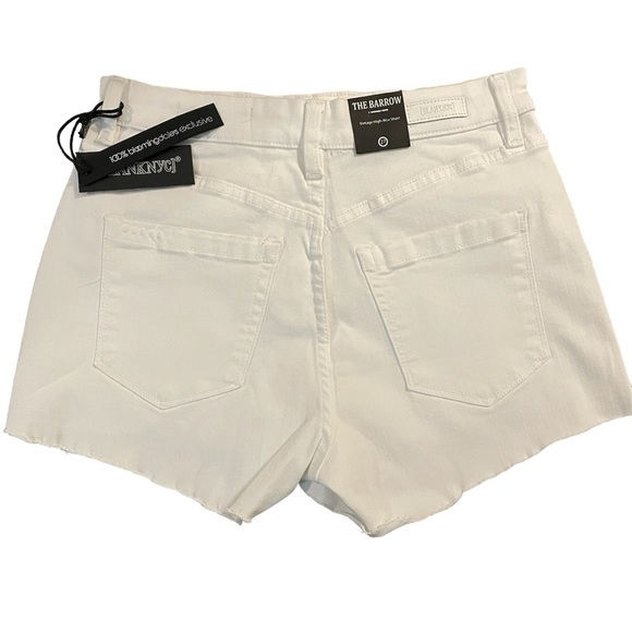 NWT BLANKNYC Vintage high rise great white shorts. Frayed hem. Size 27. - Picture 3 of 6